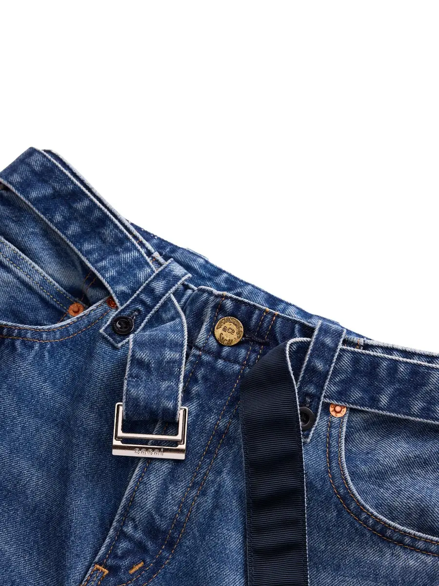 Sacai Levi's® x sacai Belted Wide-Leg Jeans | Thumbnail 4 Sacai Levi's® x sacai Belted Wide-Leg Jeans | Thumbnail 4