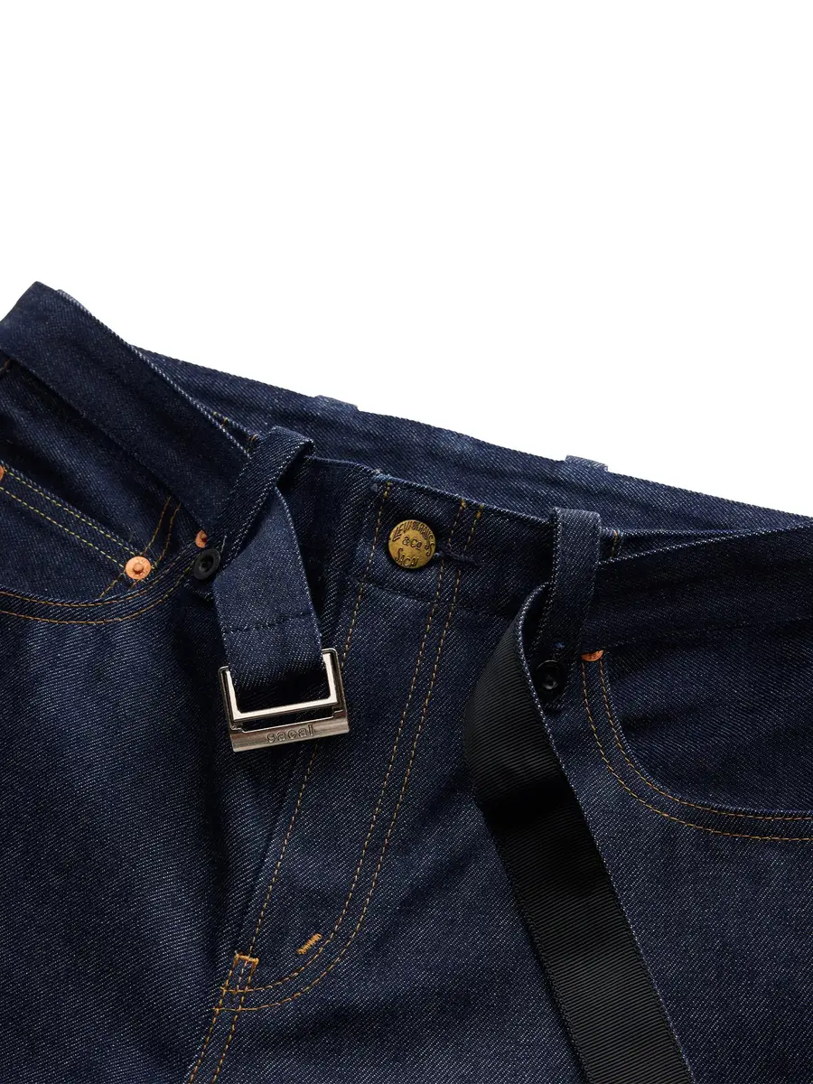 Sacai Levi's® x sacai Belted Wide-Leg Jeans | Thumbnail 4 Sacai Levi's® x sacai Belted Wide-Leg Jeans | Thumbnail 4