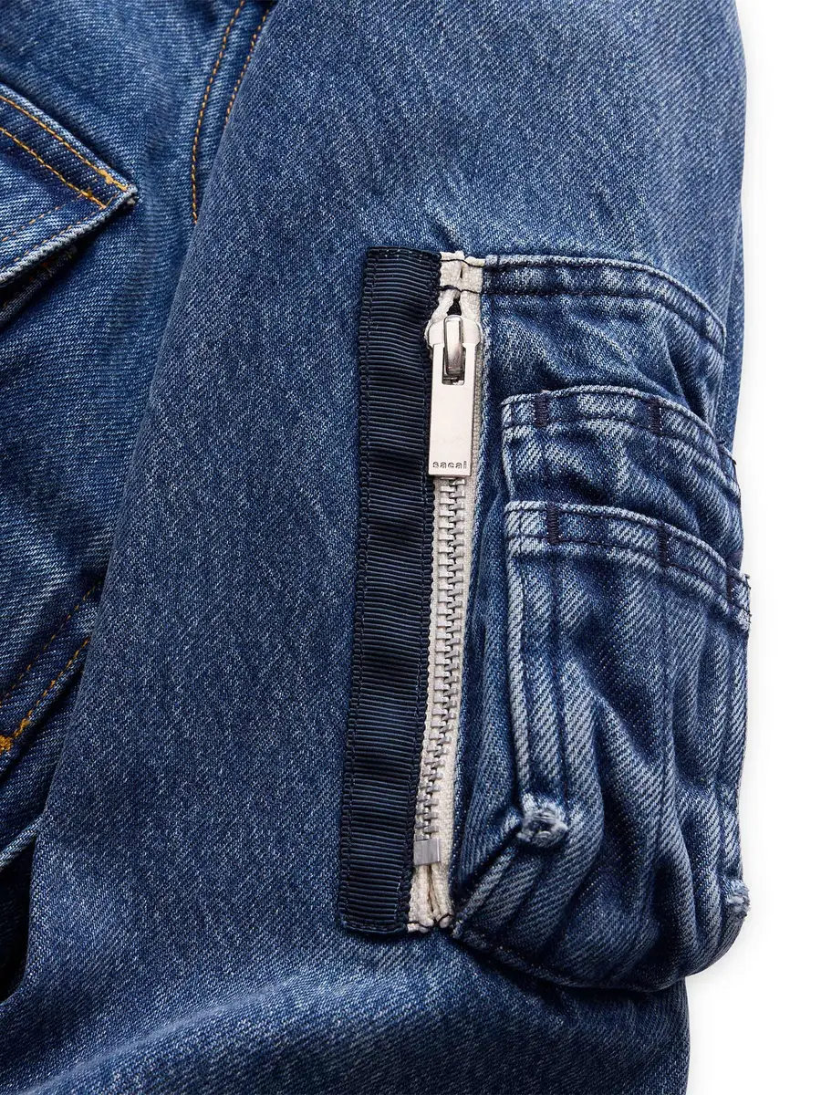 Sacai Levi's® x sacai Denim Blouse Jacket | Thumbnail 4 Sacai Levi's® x sacai Denim Blouse Jacket | Thumbnail 4