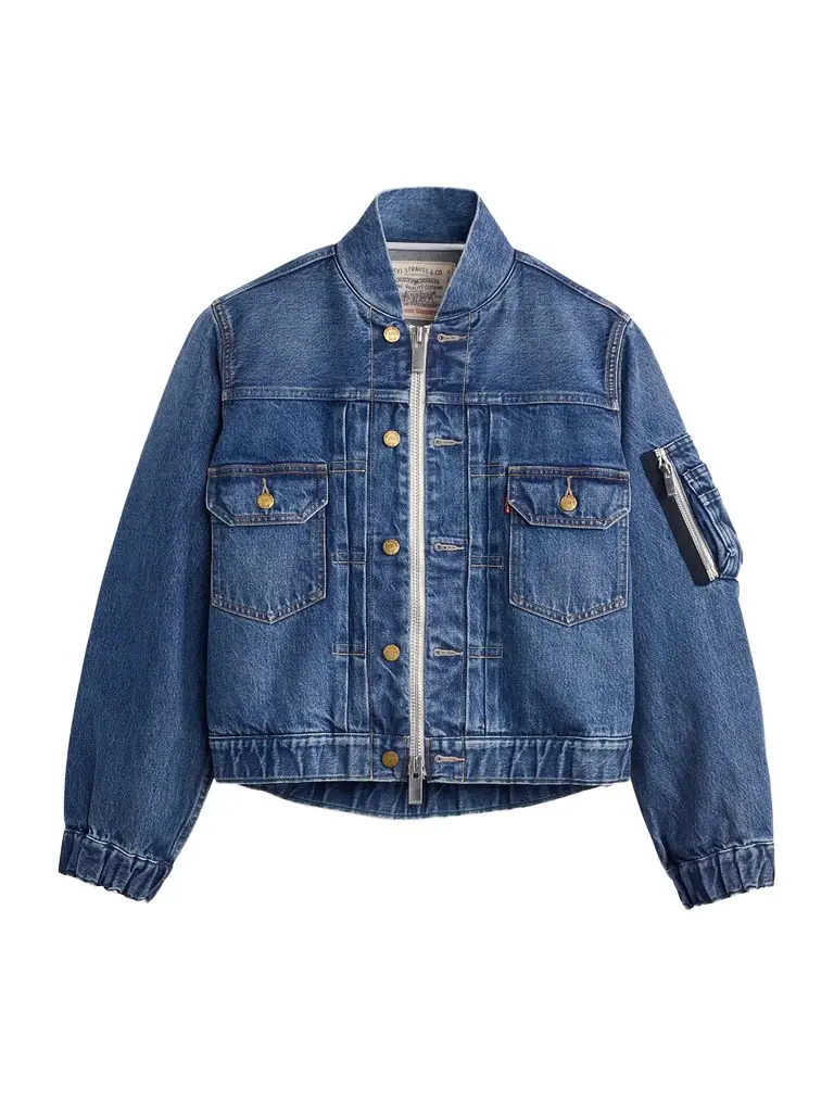 Levi's® x sacai Denim Blouse Jacket Levi's® x sacai Denim Blouse Jacket