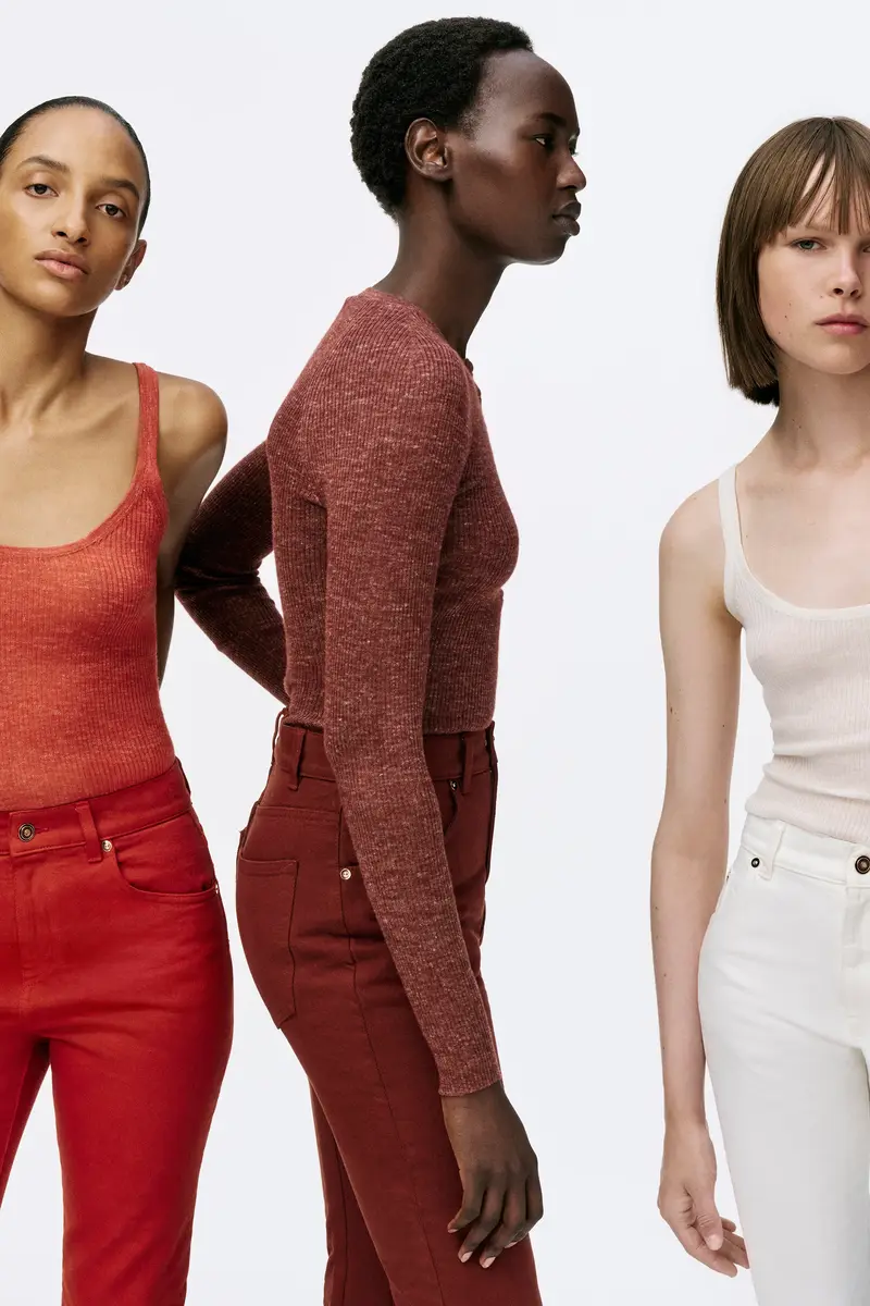 Gabriela Hearst Anges Knit Henley in Burnt Sienna Cashmere Silk with Hemp | Thumbnail 2 Gabriela Hearst Anges Knit Henley in Burnt Sienna Cashmere Silk with Hemp | Thumbnail 2