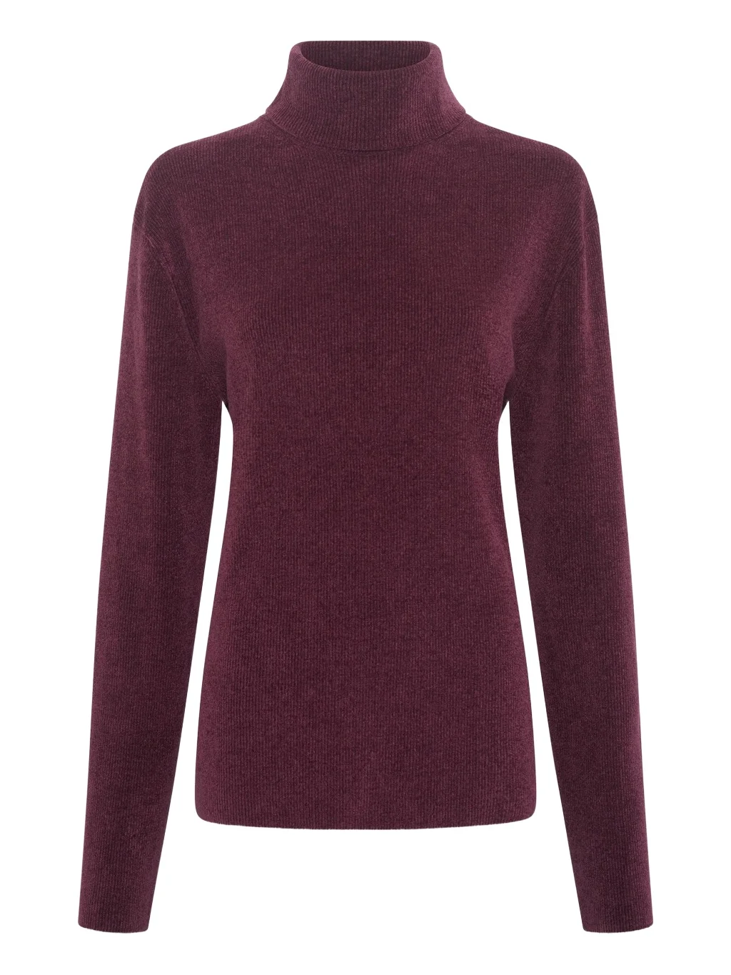 Gabriela Hearst Almoner Knit Turtleneck in Plum Silk