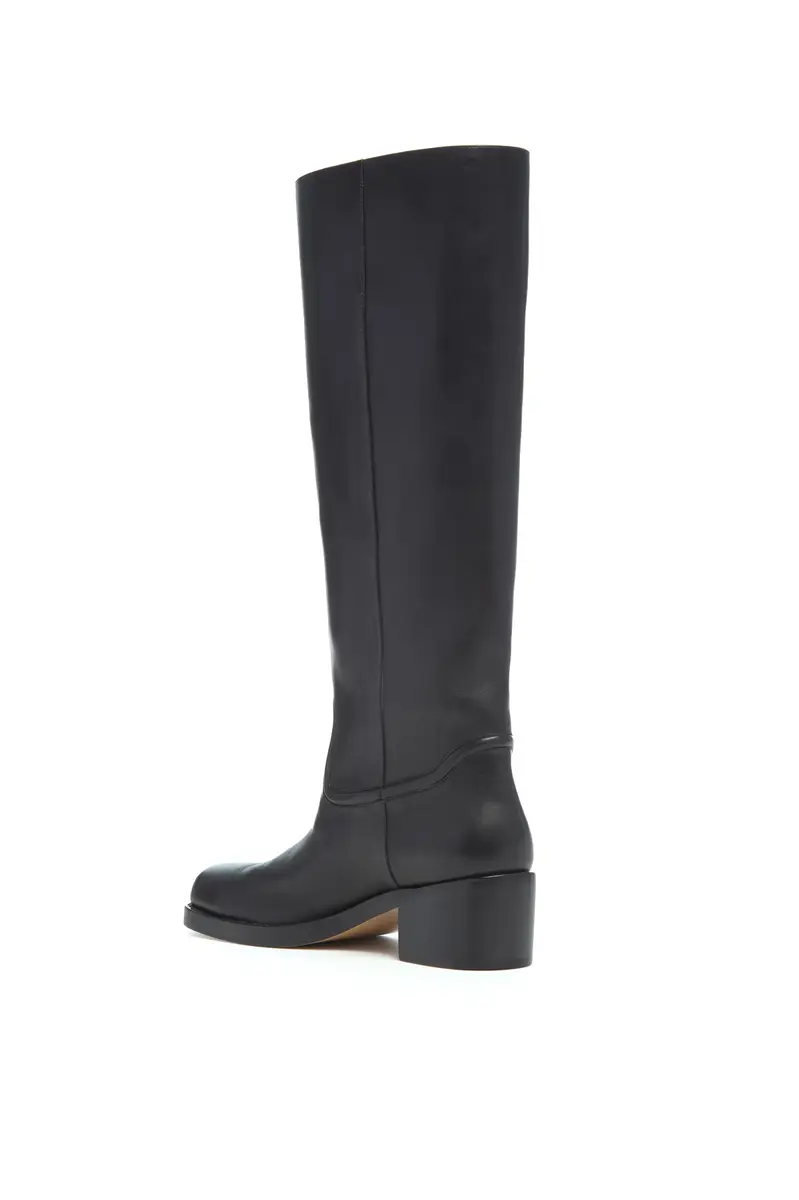 Gabriela Hearst Marion Tall Boot in Black Leather | Thumbnail 4 Gabriela Hearst Marion Tall Boot in Black Leather | Thumbnail 4