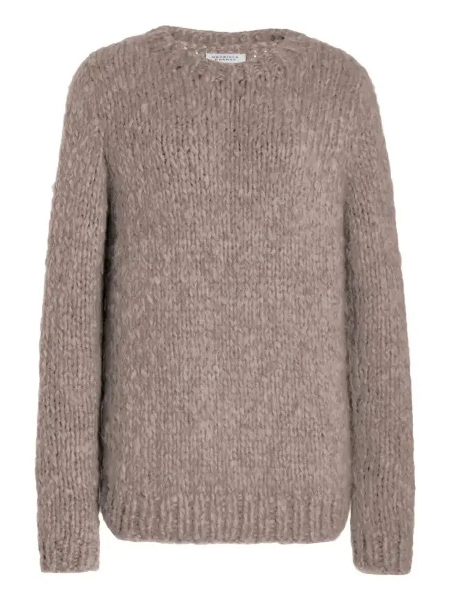 Lawrence Knit Sweater in Walnut Welfat Cashmere