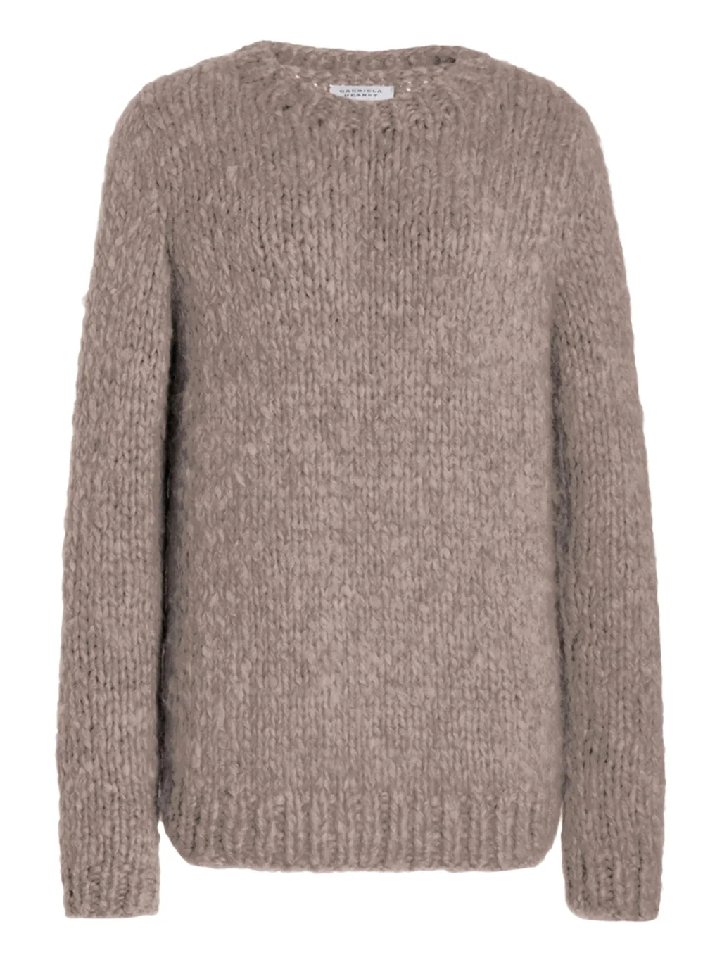 Gabriela Hearst Lawrence Knit Sweater in Walnut Welfat Cashmere
