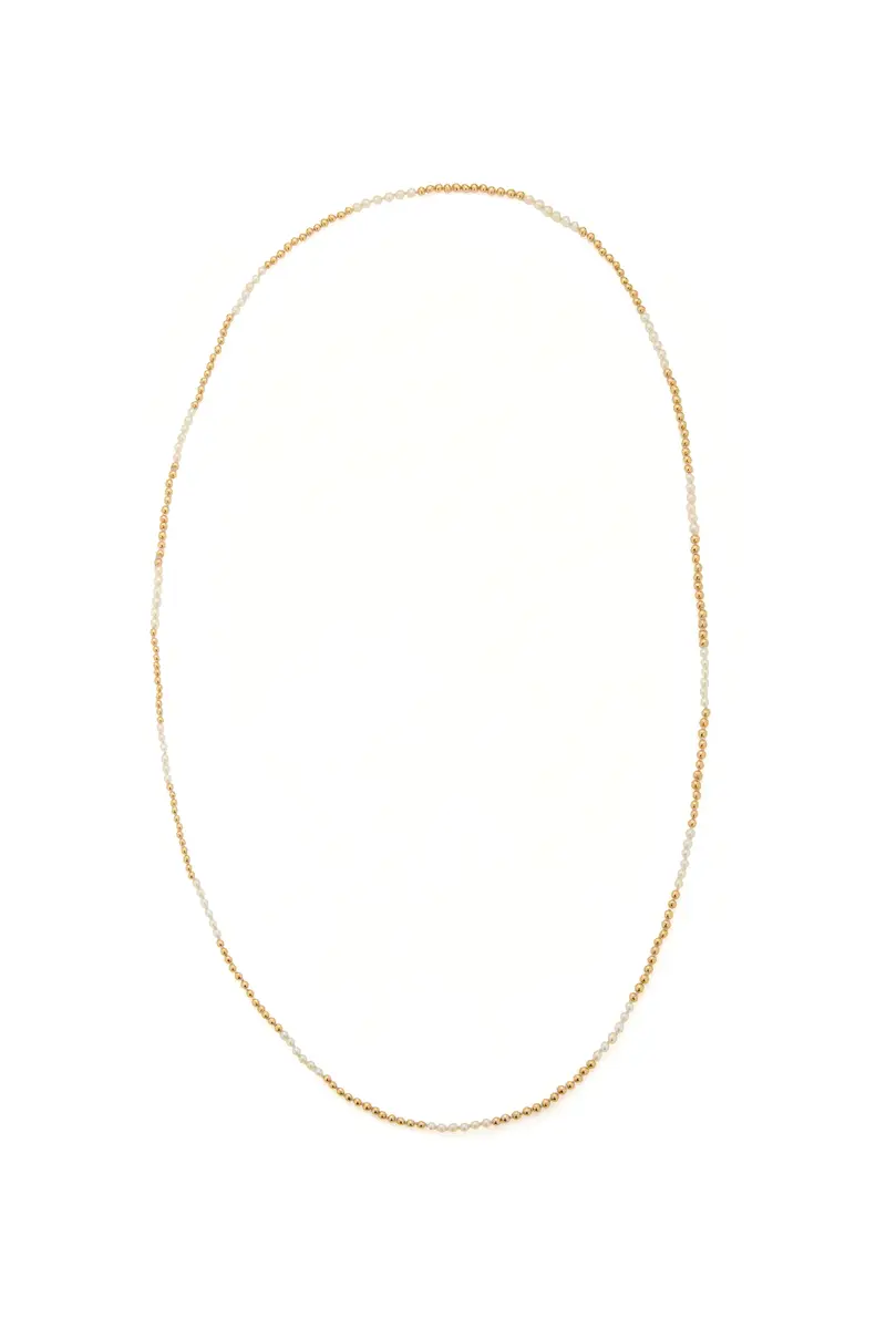 Gabriela Hearst Mia Necklace in 18K Yellow Gold & Natural Saltwater Pearls | Thumbnail 2