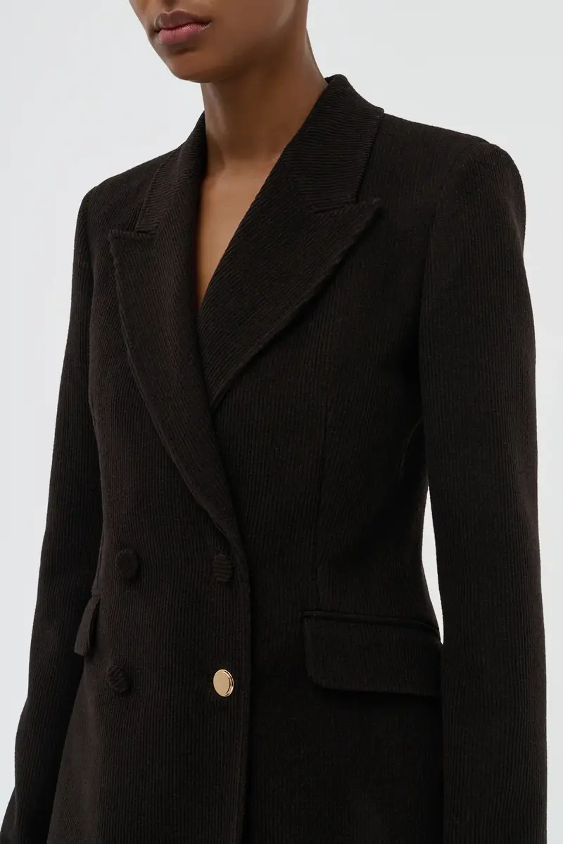 Gabriela Hearst Stephanie Blazer in Chocolate Fine Cashmere Corduroy | Thumbnail 5 Gabriela Hearst Stephanie Blazer in Chocolate Fine Cashmere Corduroy | Thumbnail 5