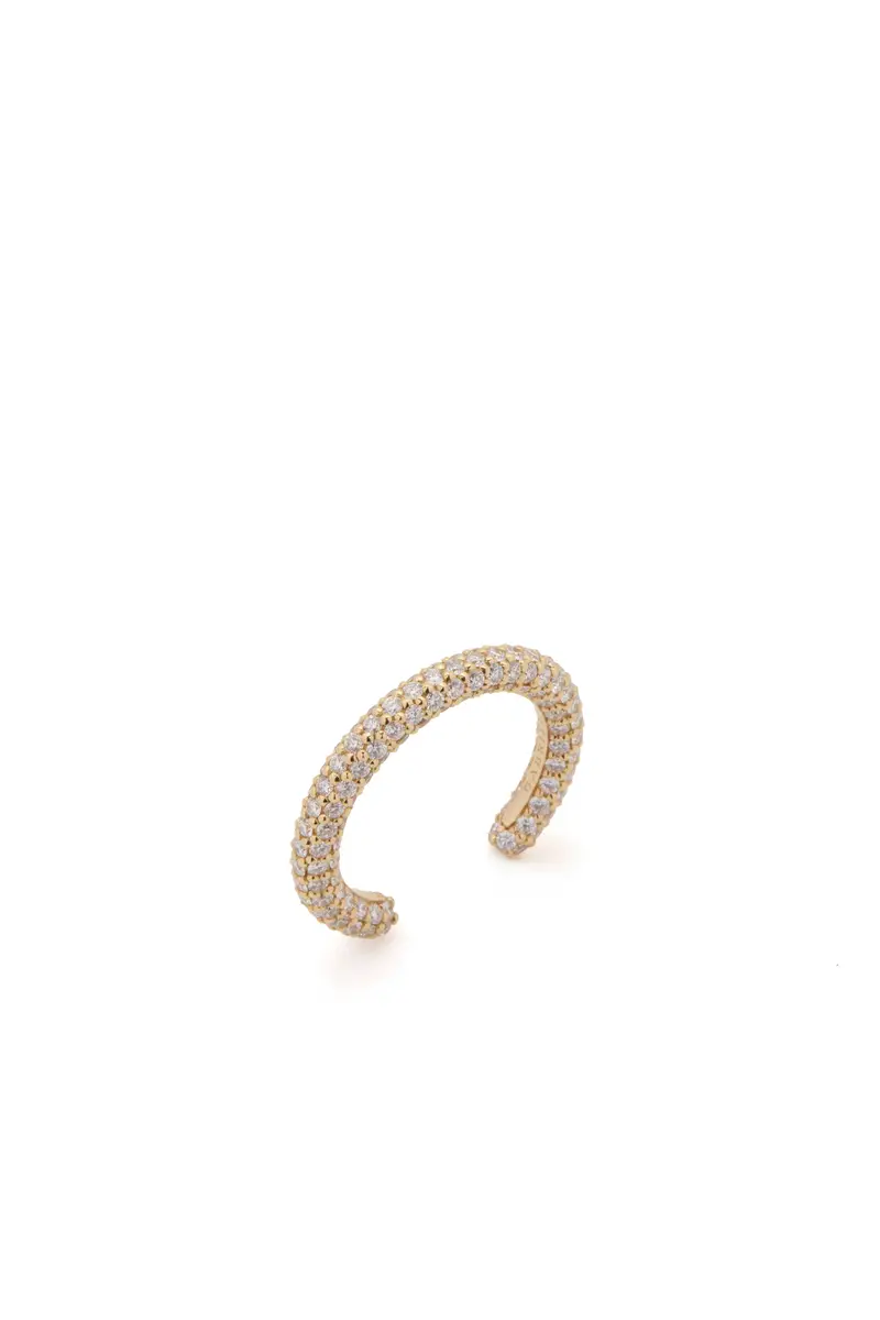 Tarot Pave Ring in 18K Yellow Gold & White Diamonds Tarot Pave Ring in 18K Yellow Gold & White Diamonds
