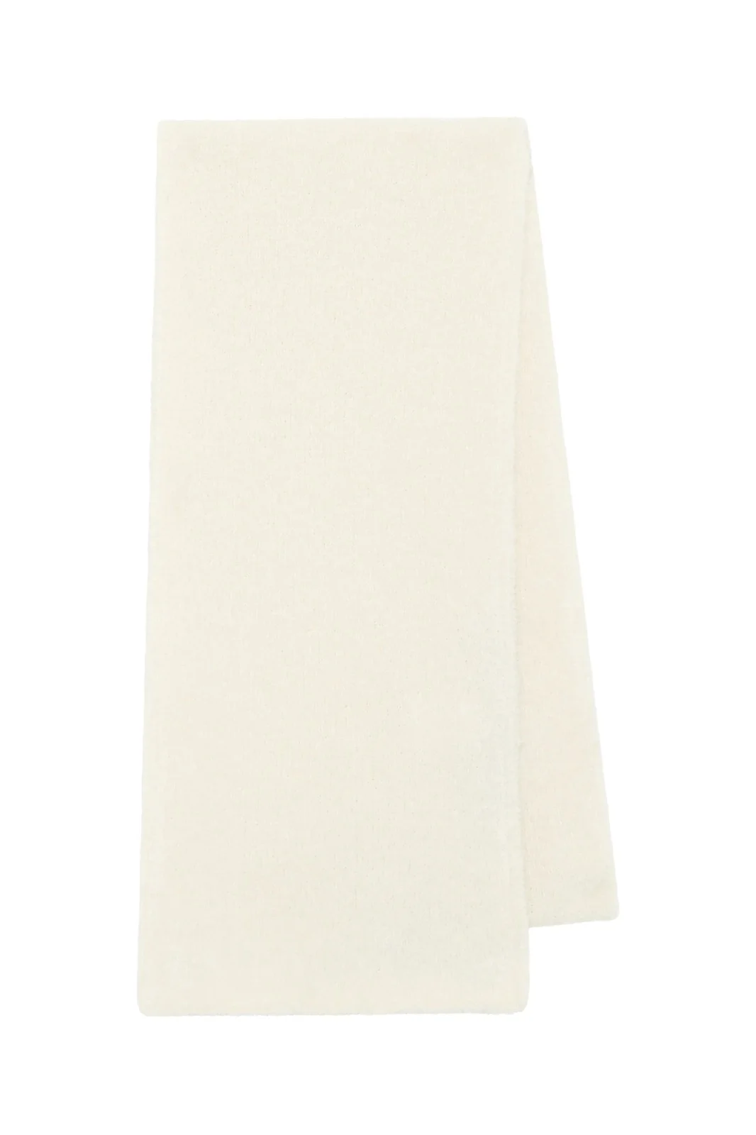 Eunoia Knit Scarf in Ivory Silk