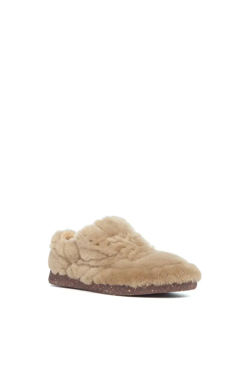 Gabriela Hearst Ohio Slip-on Sneaker in Champagne Shearling | Thumbnail 2