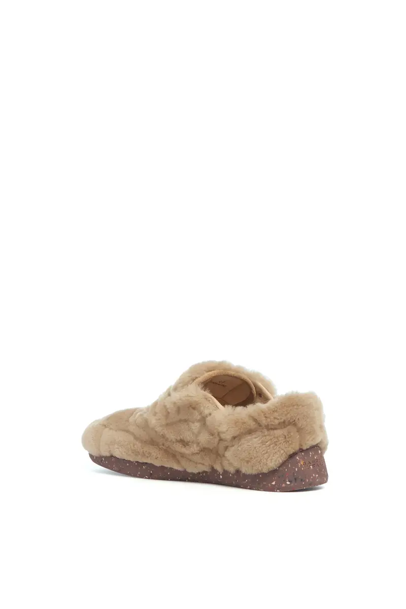 Gabriela Hearst Ohio Slip-on Sneaker in Champagne Shearling | Thumbnail 3