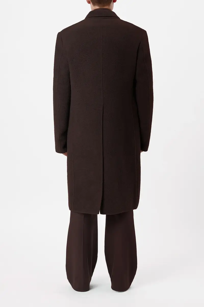 Gabriela Hearst Mcaffrey Coat in Chocolate Double-Face Recycled Cashmere | Thumbnail 5