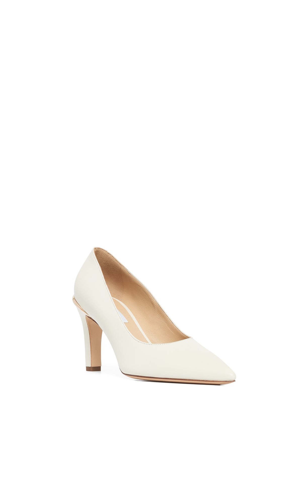 Gabriela Hearst Edwina High Heel Stiletto Pump in Ivory Nappa Leather | Thumbnail 2 Gabriela Hearst Edwina High Heel Stiletto Pump in Ivory Nappa Leather | Thumbnail 2