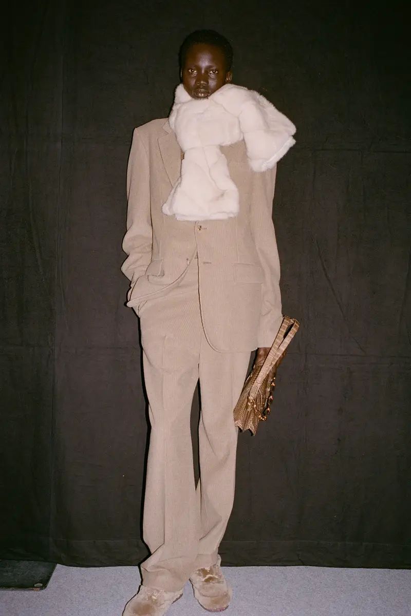 Gabriela Hearst Rhein Pant in Camel Cashmere Wool Corduroy | Thumbnail 7