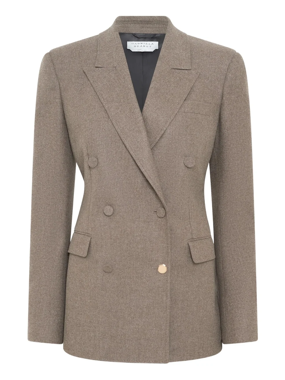 Gavin Blazer in Walnut Wool Cashmere Flannel Gavin Blazer in Walnut Wool Cashmere Flannel