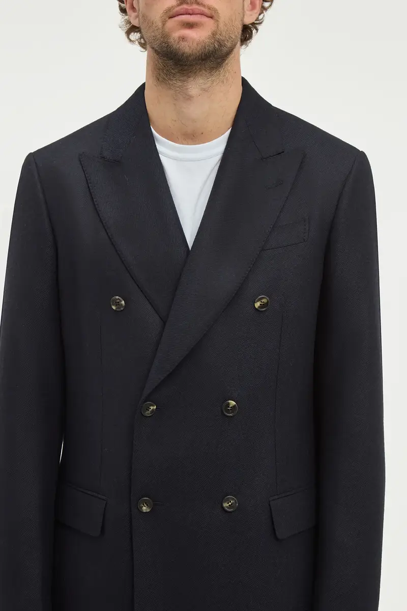 Gabriela Hearst Angelo Jacket in Dark Navy Wool Cashmere Flannel | Thumbnail 5 Gabriela Hearst Angelo Jacket in Dark Navy Wool Cashmere Flannel | Thumbnail 5