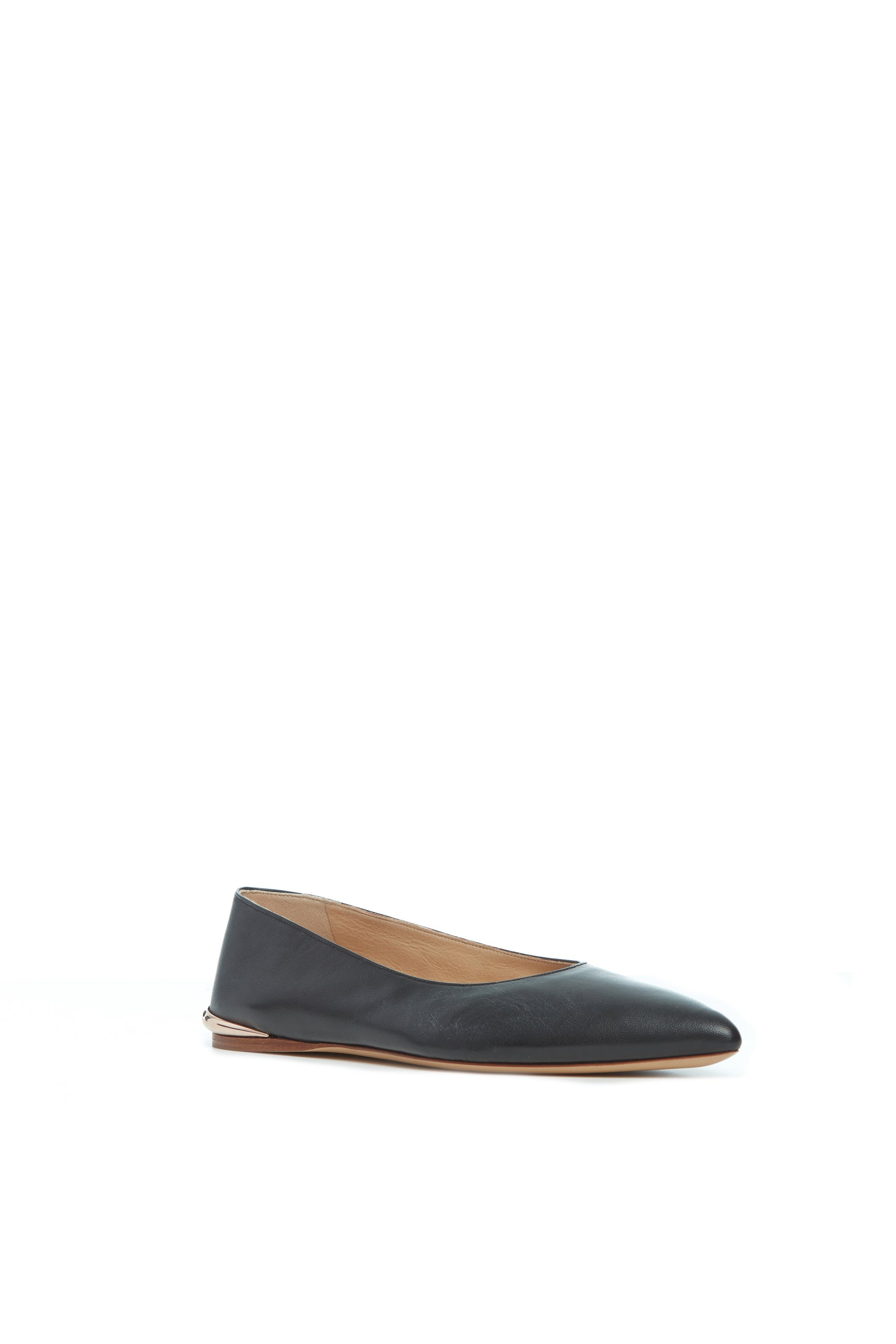 Gabriela Hearst Fleur Ballerina Flat Shoe in Black Nappa Leather | Thumbnail 2 Gabriela Hearst Fleur Ballerina Flat Shoe in Black Nappa Leather | Thumbnail 2