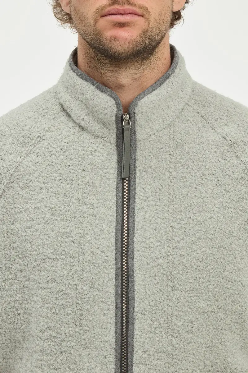 Gabriela Hearst August Jacket in Grey Recycled Cashmere Boucle | Thumbnail 5 Gabriela Hearst August Jacket in Grey Recycled Cashmere Boucle | Thumbnail 5