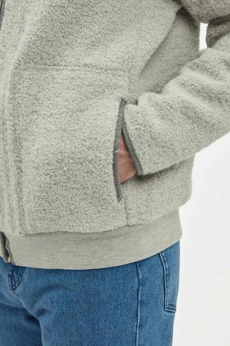 Gabriela Hearst August Jacket in Grey Recycled Cashmere Boucle | Thumbnail 6 Gabriela Hearst August Jacket in Grey Recycled Cashmere Boucle | Thumbnail 6
