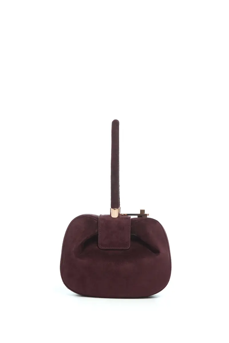 Gabriela Hearst Demi Bag in Bordeaux Suede | Thumbnail 2