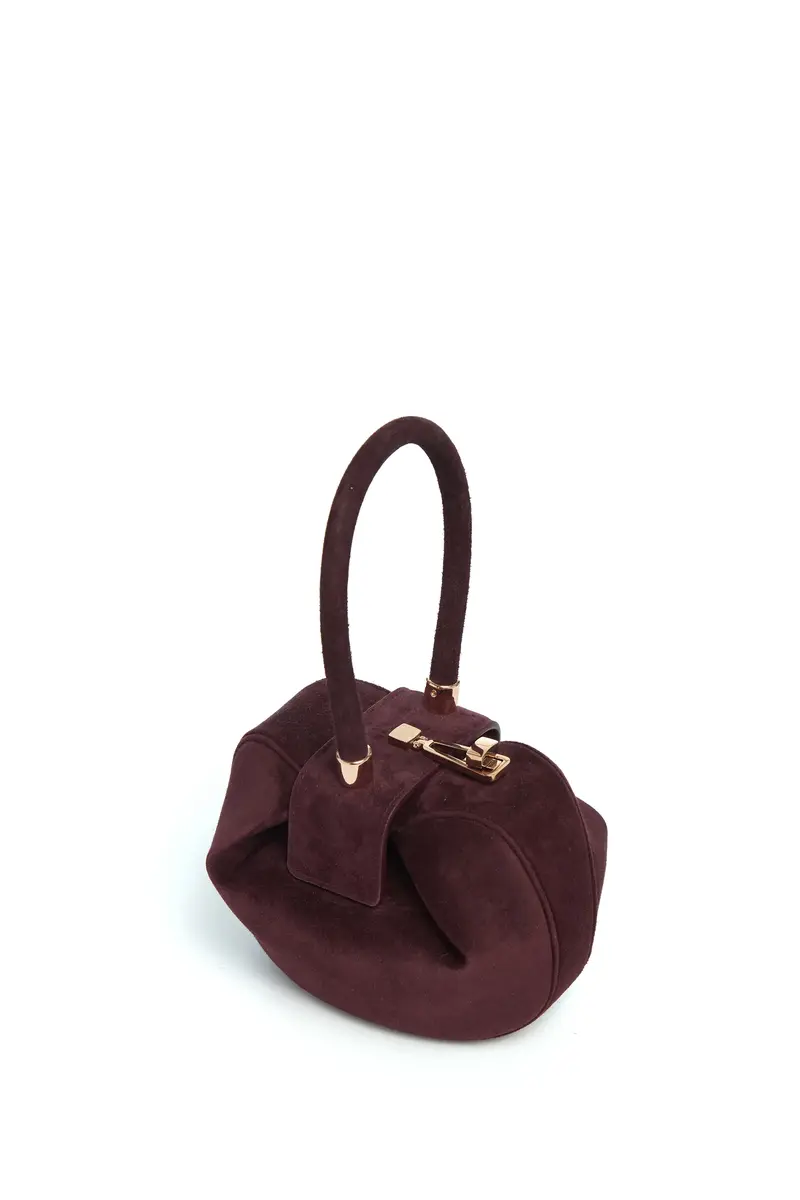 Gabriela Hearst Demi Bag in Bordeaux Suede | Thumbnail 3