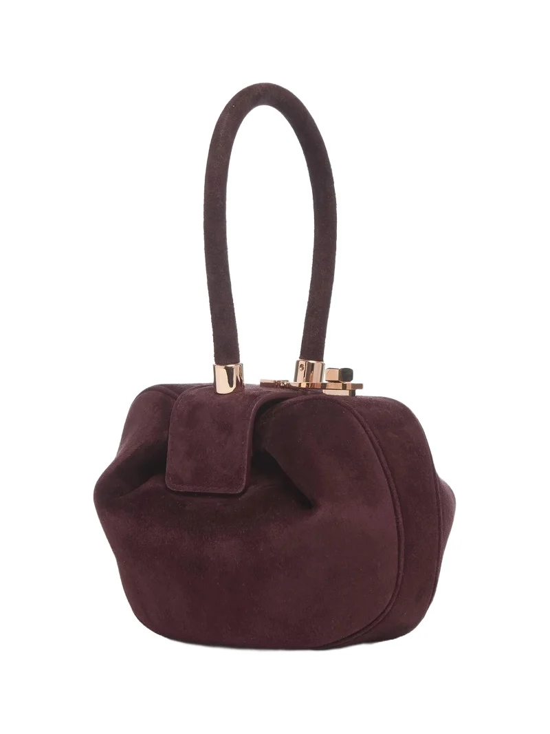 Gabriela Hearst Demi Bag in Bordeaux Suede