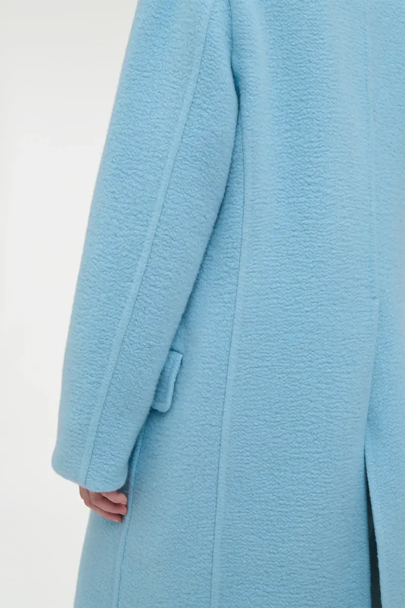 Gabriela Hearst Mcaffrey Coat in Light Blue Cashmere Felt | Thumbnail 8