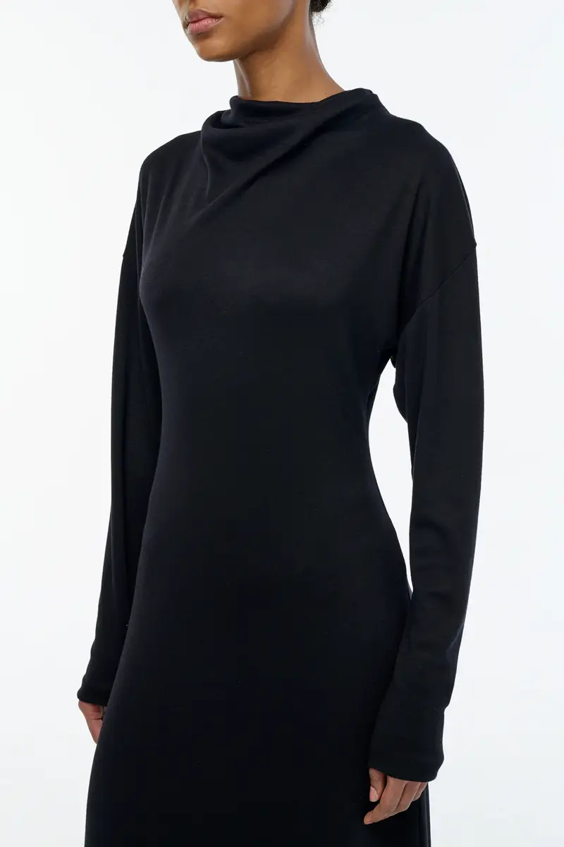 Gabriela Hearst Hemera Dress in Black Cashmere Jersey | Thumbnail 4 Gabriela Hearst Hemera Dress in Black Cashmere Jersey | Thumbnail 4