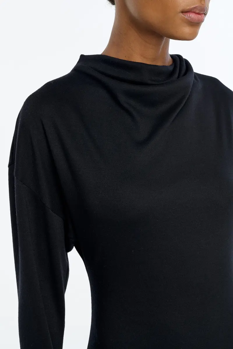 Gabriela Hearst Hemera Dress in Black Cashmere Jersey | Thumbnail 6 Gabriela Hearst Hemera Dress in Black Cashmere Jersey | Thumbnail 6