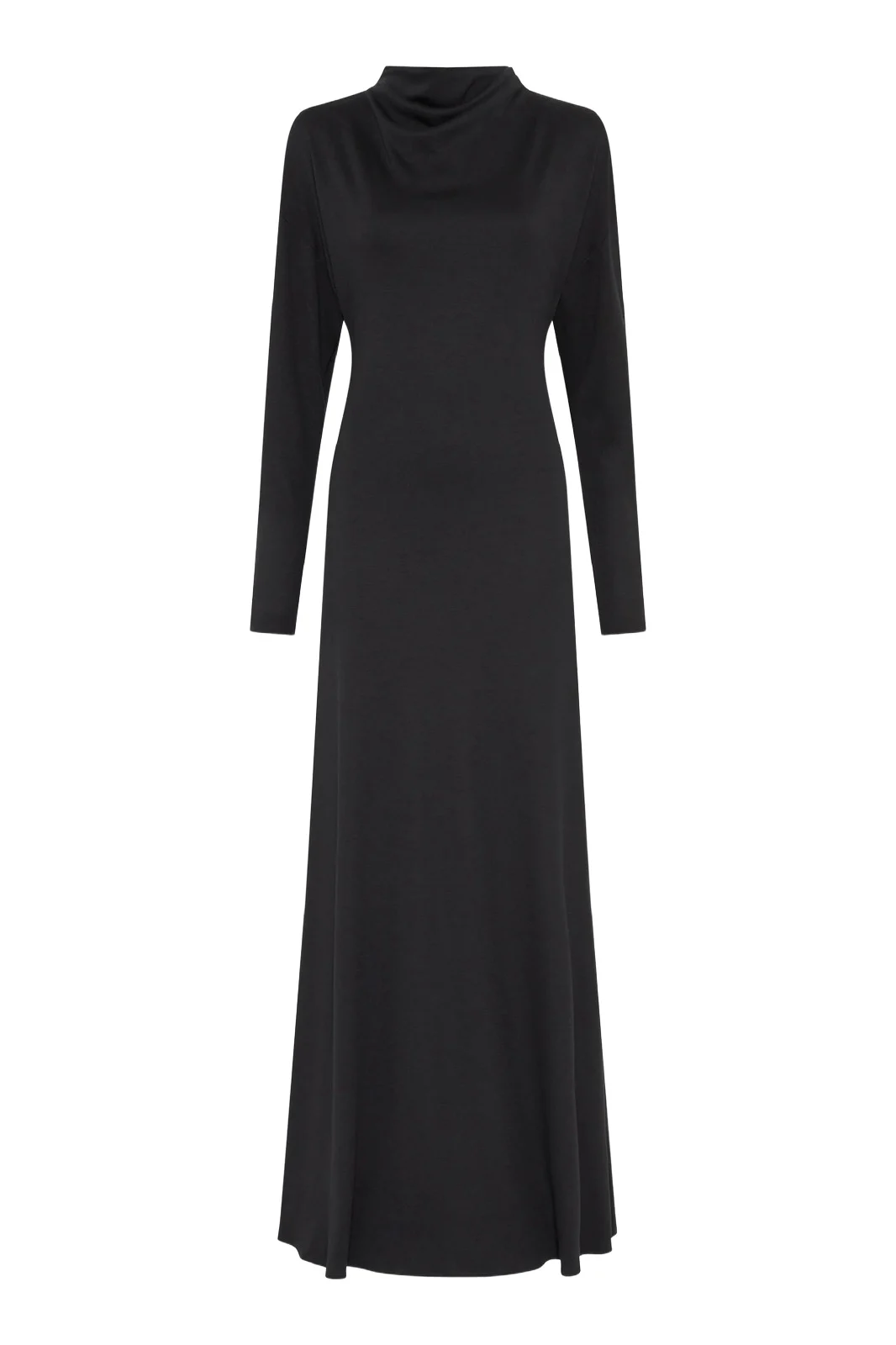 Gabriela Hearst Hemera Dress in Black Cashmere Jersey