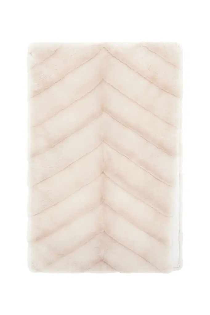 Gabriela Hearst Maccabee Scarf in Ivory Recycled Mink Fur
