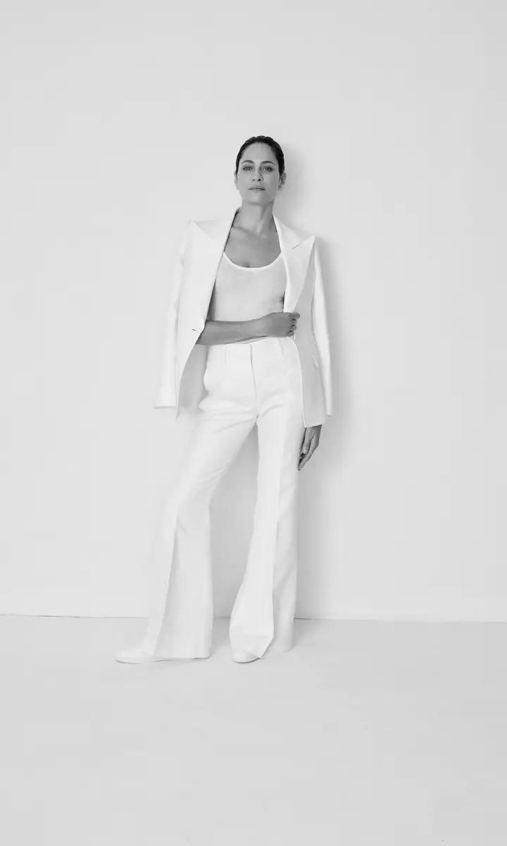 Gabriela Hearst Leiva Blazer in Ivory Linen Twill | Thumbnail 3 Gabriela Hearst Leiva Blazer in Ivory Linen Twill | Thumbnail 3