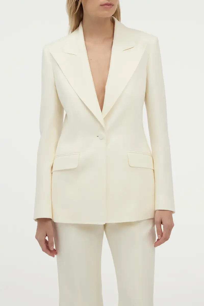 Gabriela Hearst Leiva Blazer in Ivory Linen Twill | Thumbnail 7 Gabriela Hearst Leiva Blazer in Ivory Linen Twill | Thumbnail 7