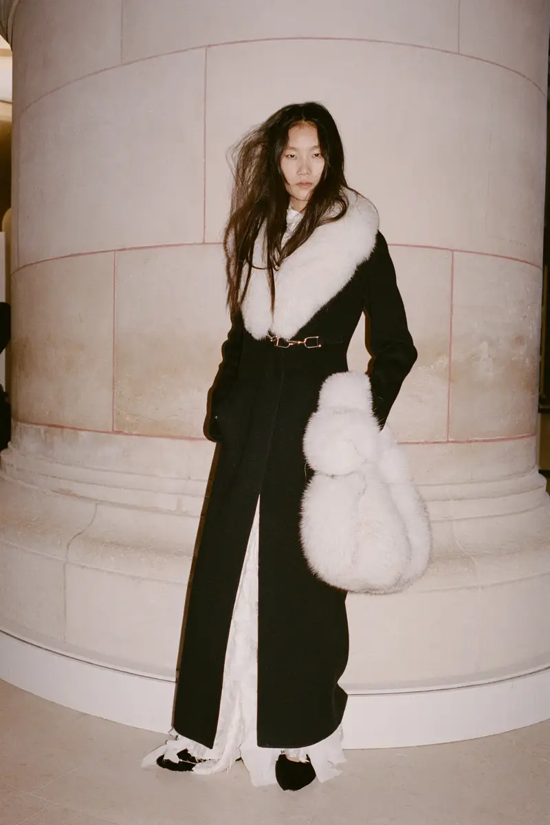 Gabriela Hearst Dee Coat in Black Double-face Recycled Cashmere | Thumbnail 8