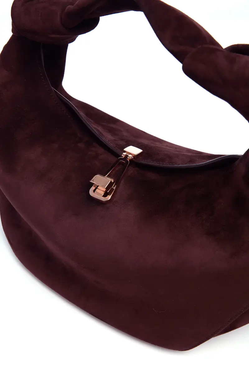 Gabriela Hearst Mini Antonia Bag in Bordeaux Suede | Thumbnail 4 Gabriela Hearst Mini Antonia Bag in Bordeaux Suede | Thumbnail 4