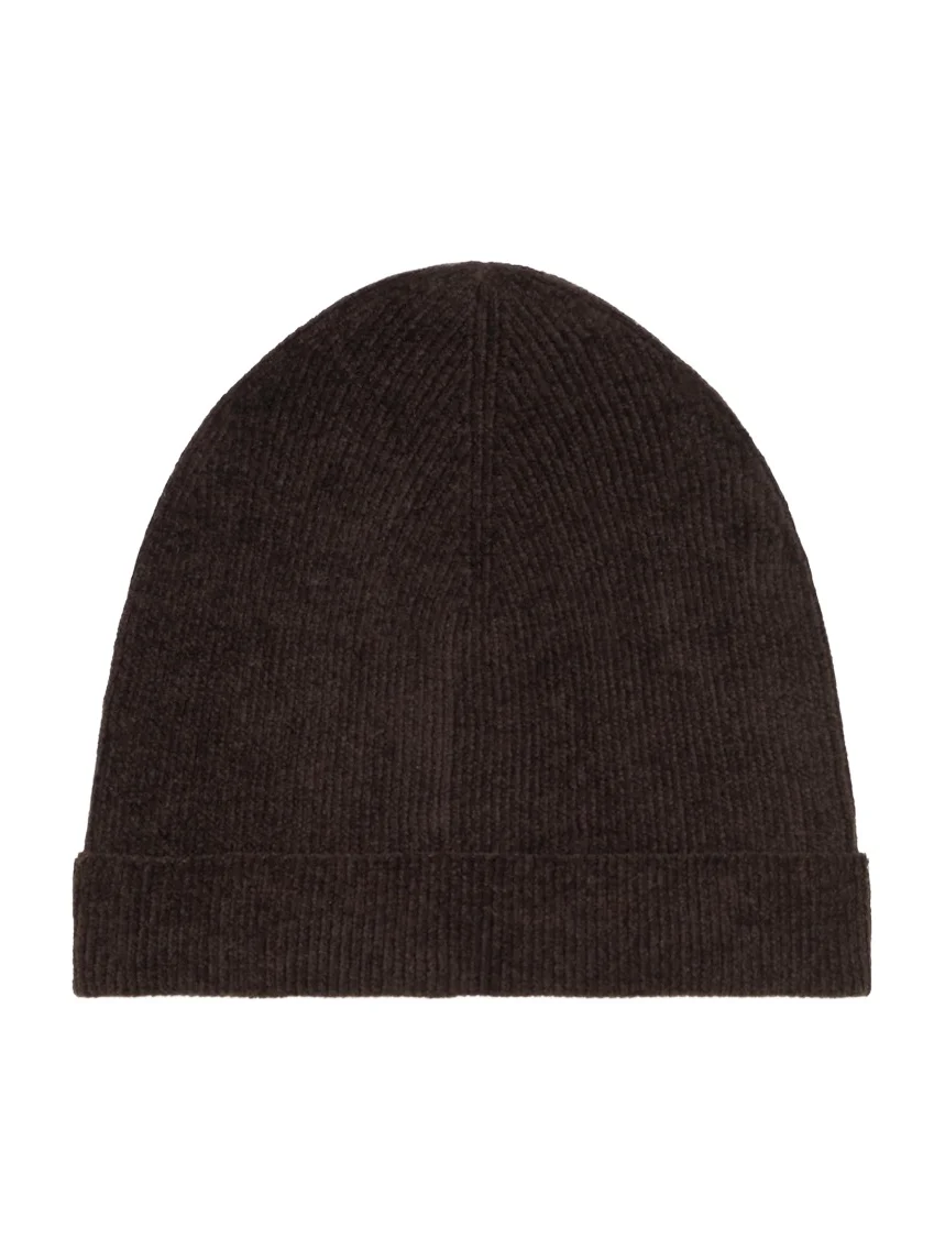 Spire Knit Beanie in Chocolate Silk Spire Knit Beanie in Chocolate Silk
