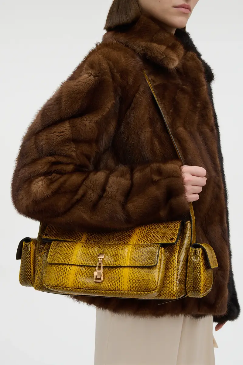 Gabriela Hearst Jebb Bag in Golden Birch Snakeskin | Thumbnail 3 Gabriela Hearst Jebb Bag in Golden Birch Snakeskin | Thumbnail 3