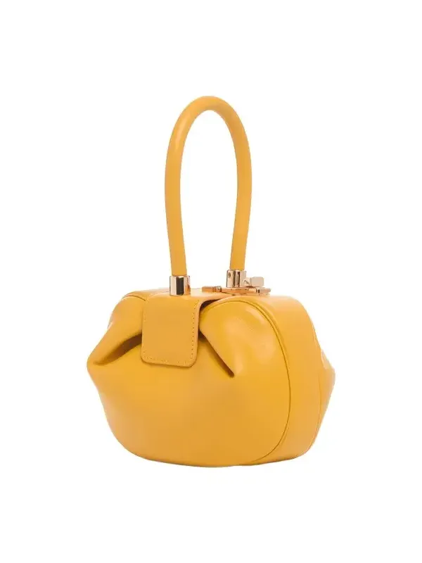 Demi Bag in Golden Birch Nappa Leather