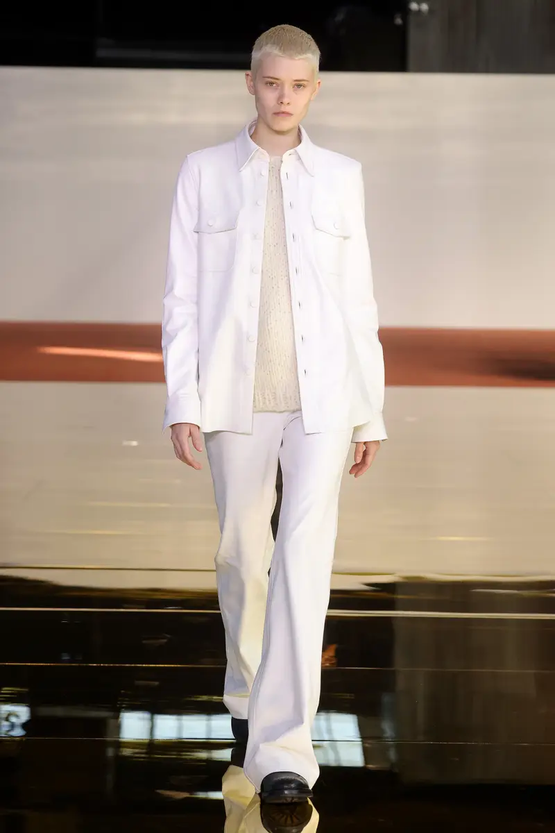 Gabriela Hearst Vesta Pant in Ivory Leather | Thumbnail 2 Gabriela Hearst Vesta Pant in Ivory Leather | Thumbnail 2