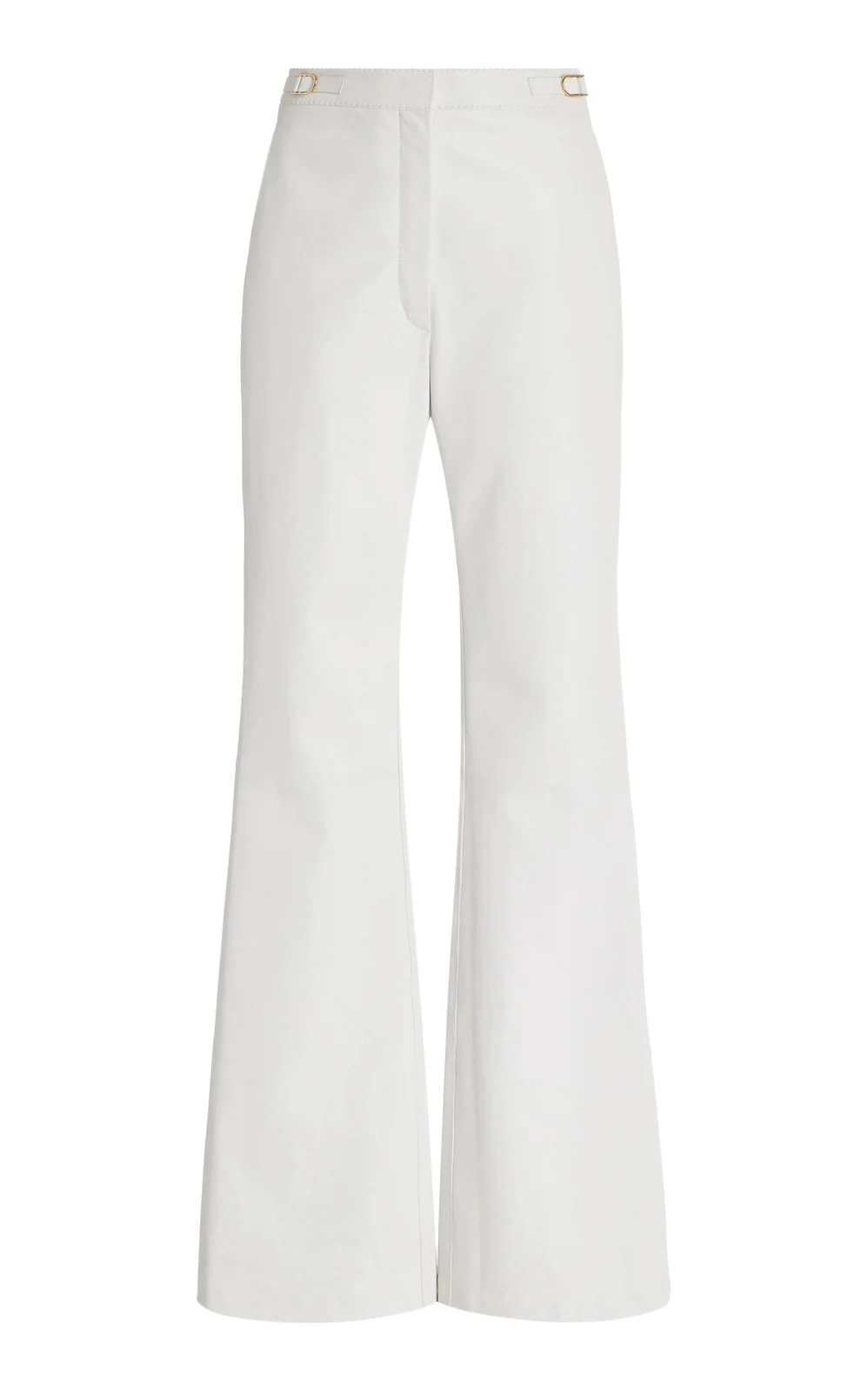 Gabriela Hearst Vesta Pant in Ivory Leather