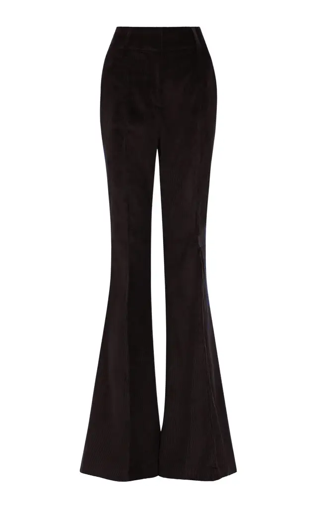 Gabriela Hearst Rhein Pant in Chocolate Cashmere Corduroy