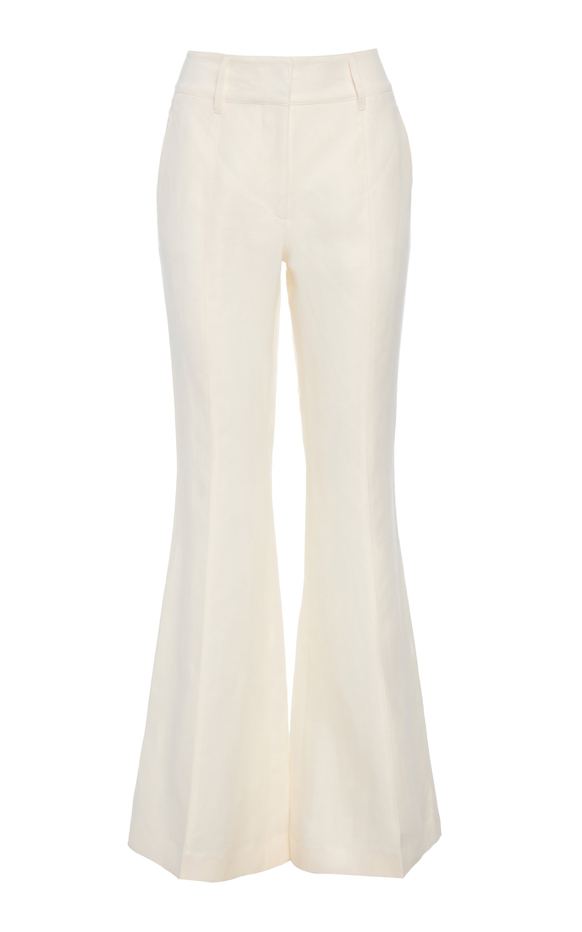 Rhein Flare Pant in Ivory Linen Twill Rhein Flare Pant in Ivory Linen Twill