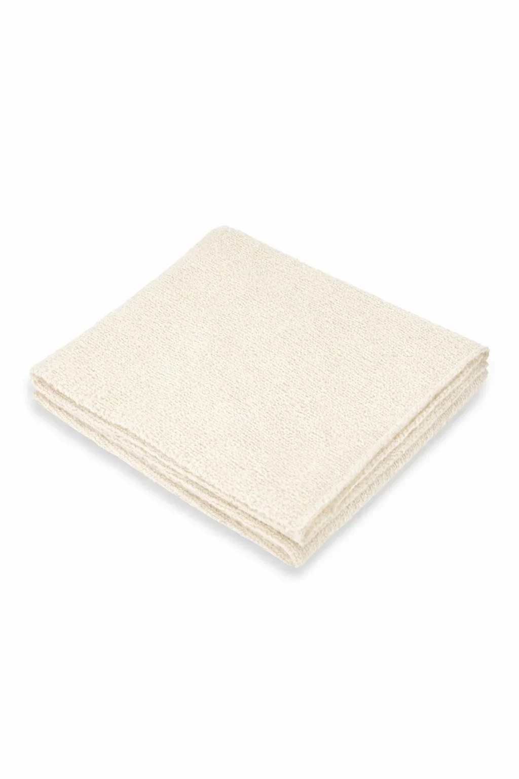 Gabriela Hearst Nyja Knit Blanket in Ivory Cashmere