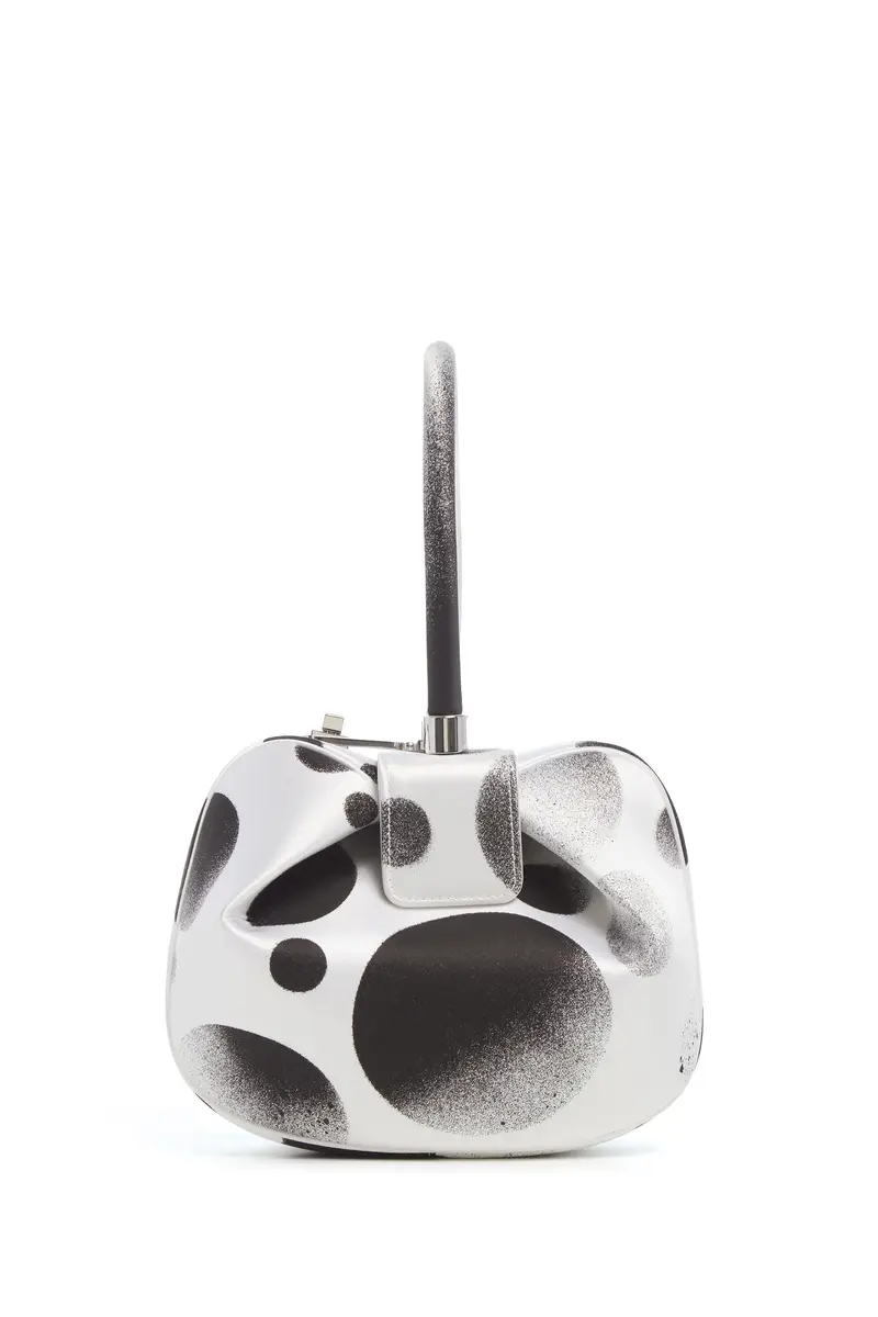 Gabriela Hearst Adam Pendleton x Gabriela Hearst Nina Bag in Black & White Satin № 24 | Thumbnail 5 Gabriela Hearst Adam Pendleton x Gabriela Hearst Nina Bag in Black & White Satin № 24 | Thumbnail 5