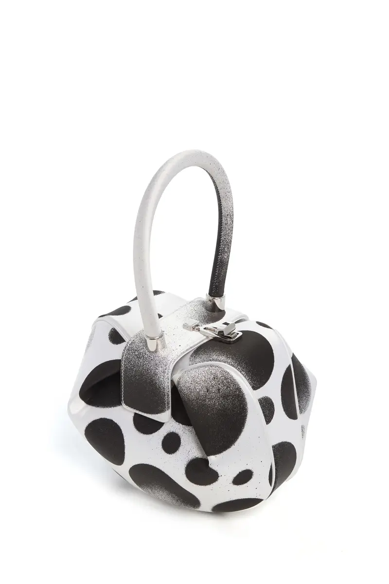 Gabriela Hearst Adam Pendleton x Gabriela Hearst Nina Bag in Black & White Satin № 24 | Thumbnail 6 Gabriela Hearst Adam Pendleton x Gabriela Hearst Nina Bag in Black & White Satin № 24 | Thumbnail 6