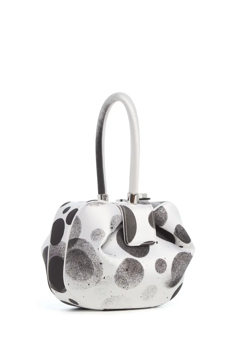 Gabriela Hearst Adam Pendleton x Gabriela Hearst Nina Bag in Black & White Satin № 23 | Thumbnail 4 Gabriela Hearst Adam Pendleton x Gabriela Hearst Nina Bag in Black & White Satin № 23 | Thumbnail 4