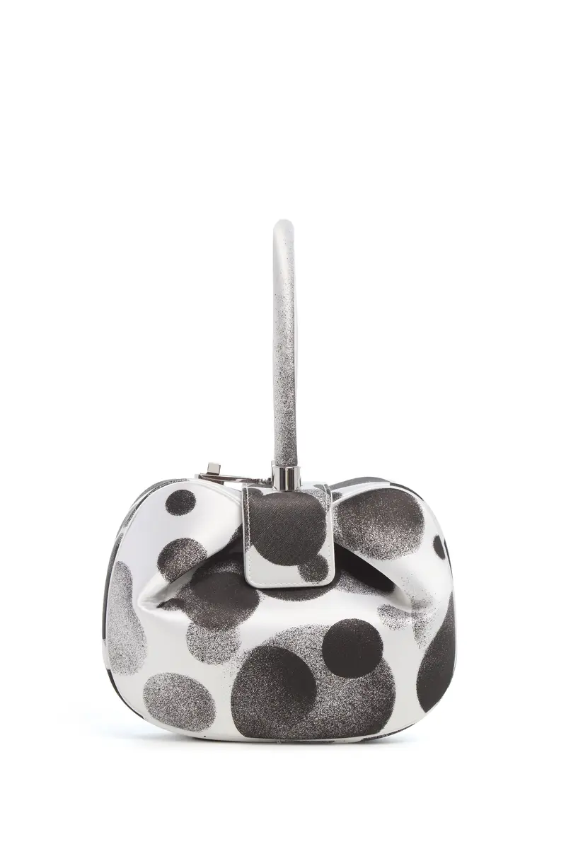 Gabriela Hearst Adam Pendleton x Gabriela Hearst Nina Bag in Black & White Satin № 23 | Thumbnail 5 Gabriela Hearst Adam Pendleton x Gabriela Hearst Nina Bag in Black & White Satin № 23 | Thumbnail 5