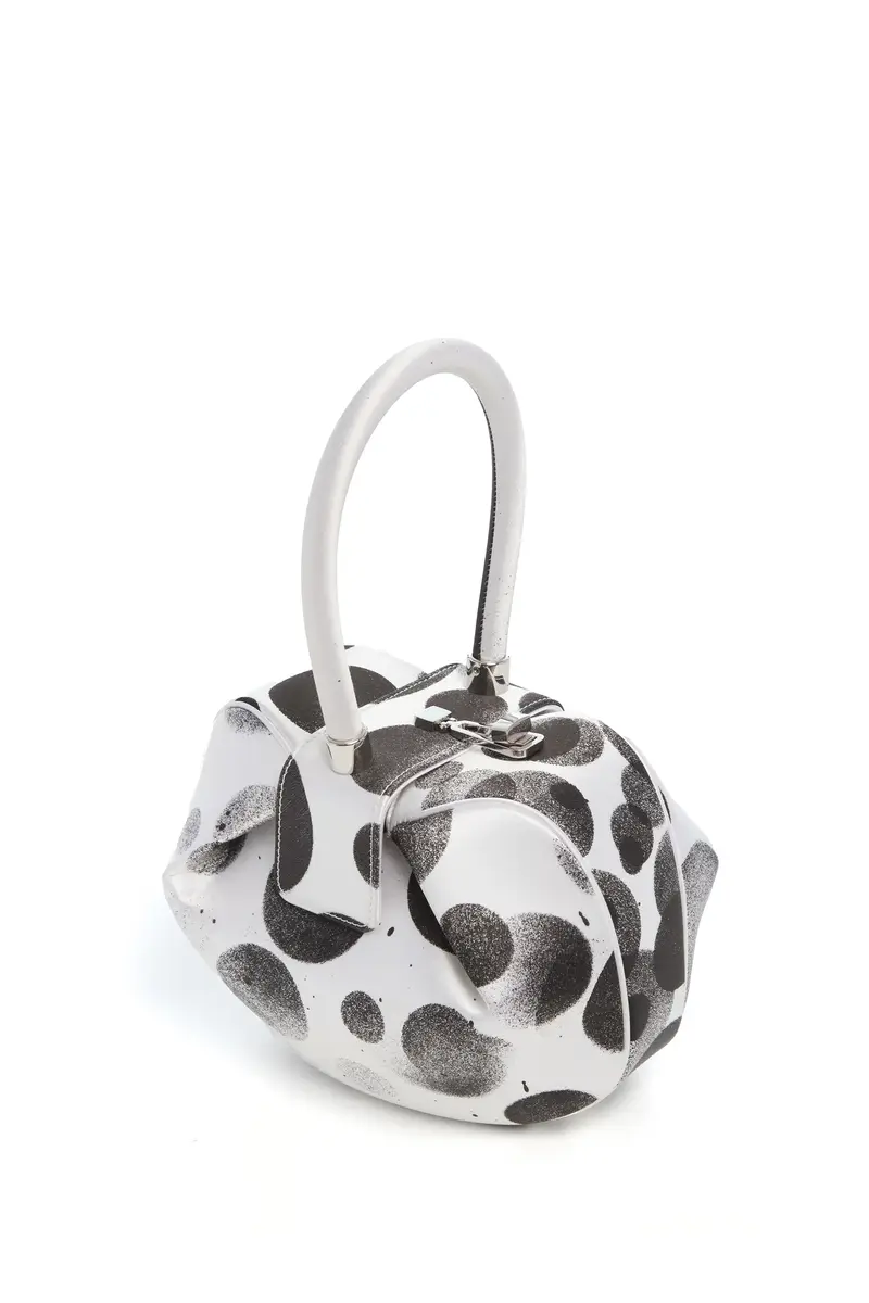 Gabriela Hearst Adam Pendleton x Gabriela Hearst Nina Bag in Black & White Satin № 23 | Thumbnail 6 Gabriela Hearst Adam Pendleton x Gabriela Hearst Nina Bag in Black & White Satin № 23 | Thumbnail 6