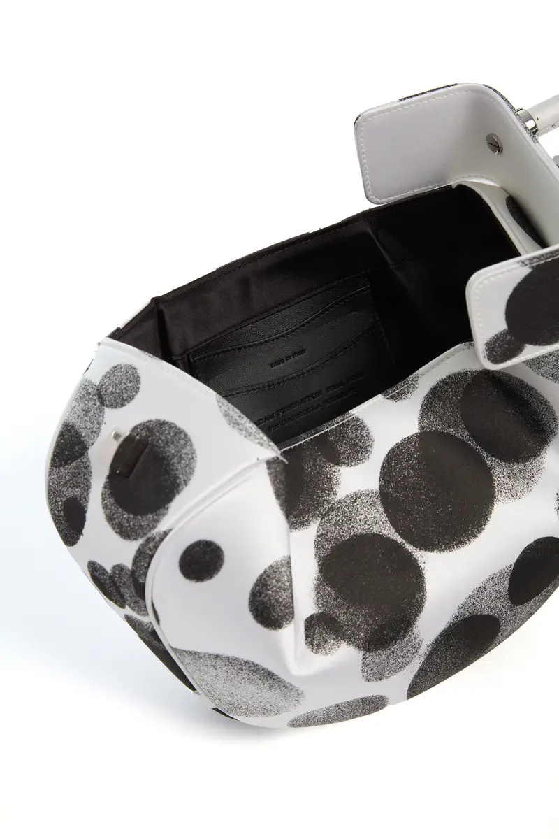 Gabriela Hearst Adam Pendleton x Gabriela Hearst Nina Bag in Black & White Satin № 23 | Thumbnail 7 Gabriela Hearst Adam Pendleton x Gabriela Hearst Nina Bag in Black & White Satin № 23 | Thumbnail 7