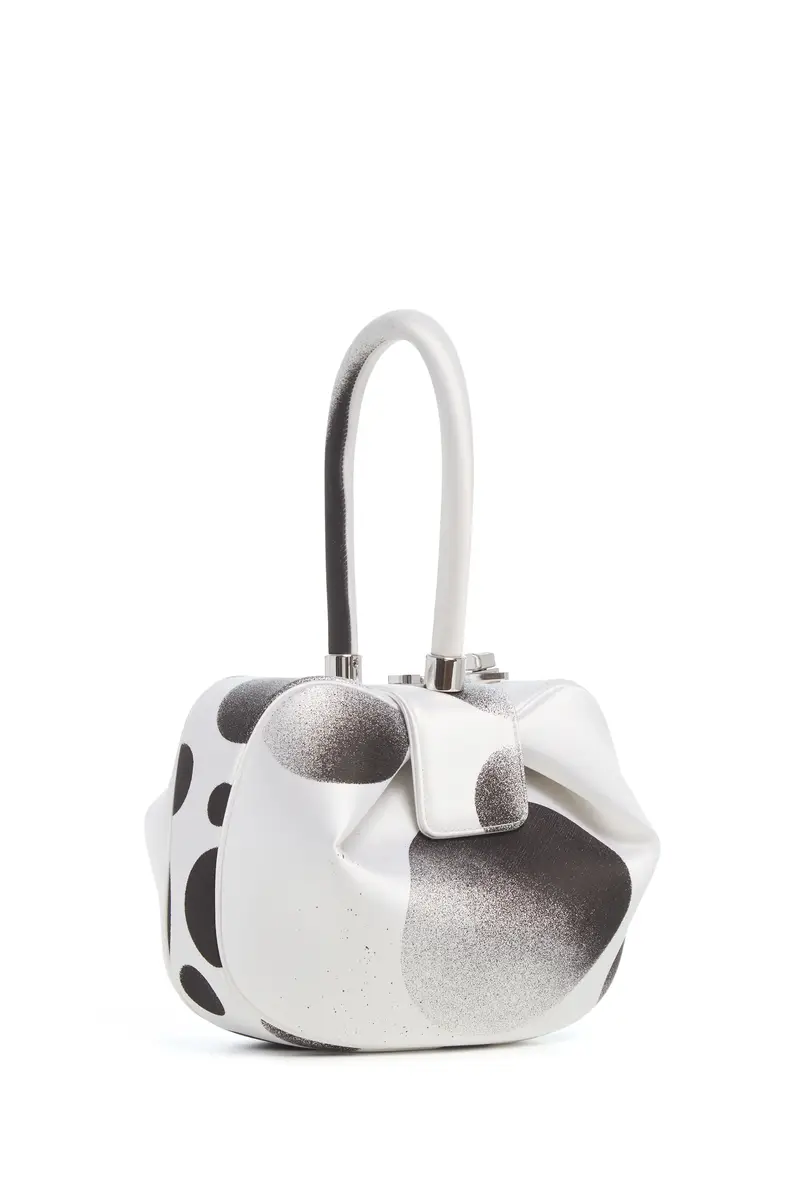 Gabriela Hearst Adam Pendleton x Gabriela Hearst Nina Bag in Black & White Satin № 21 | Thumbnail 4 Gabriela Hearst Adam Pendleton x Gabriela Hearst Nina Bag in Black & White Satin № 21 | Thumbnail 4